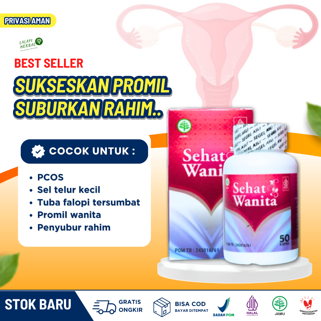 Obat PCOS Promil Program Hamil Penyubur Rahim Sehat Wanita