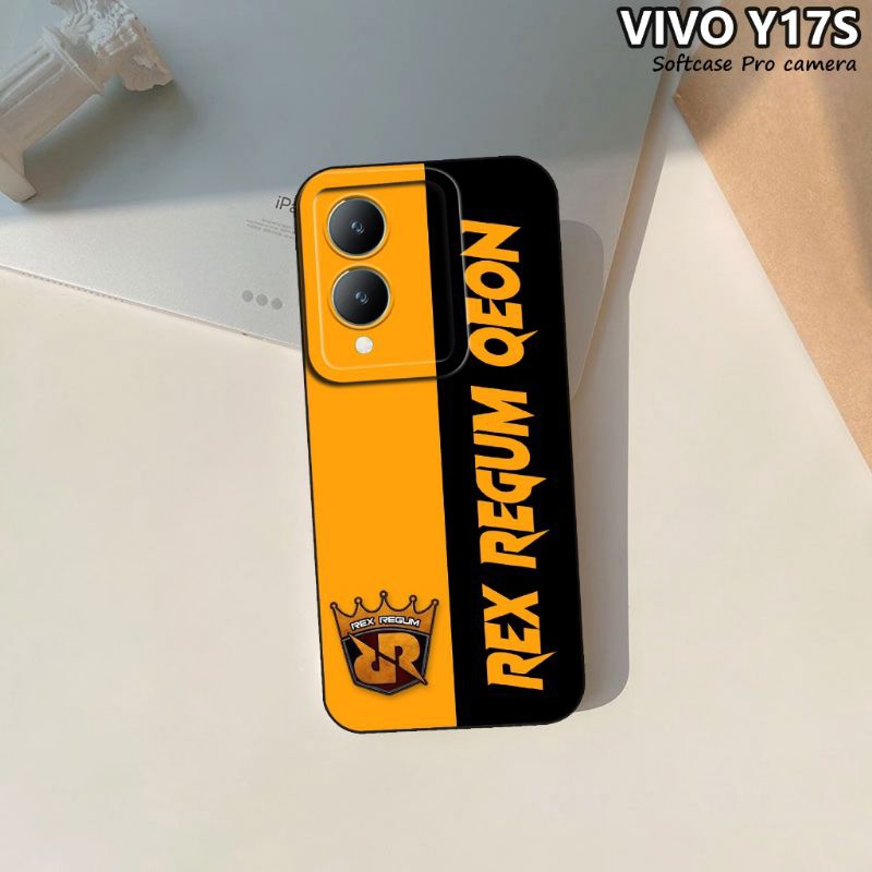 case Vivo Y17S-casing hp Vivo Y17S (RRQ) silikon pelindung hp-kondom case