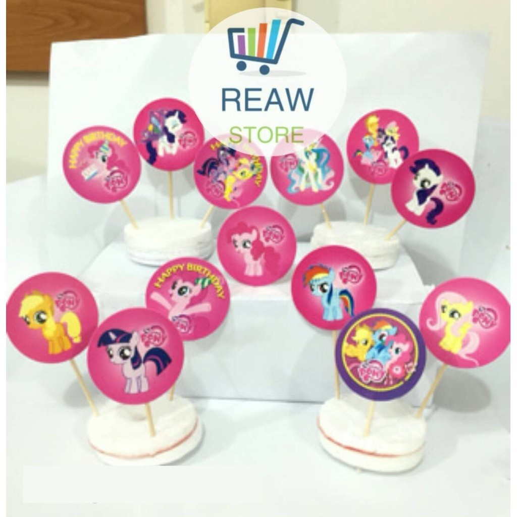 Cake Topper Happy Birthday Little Pony