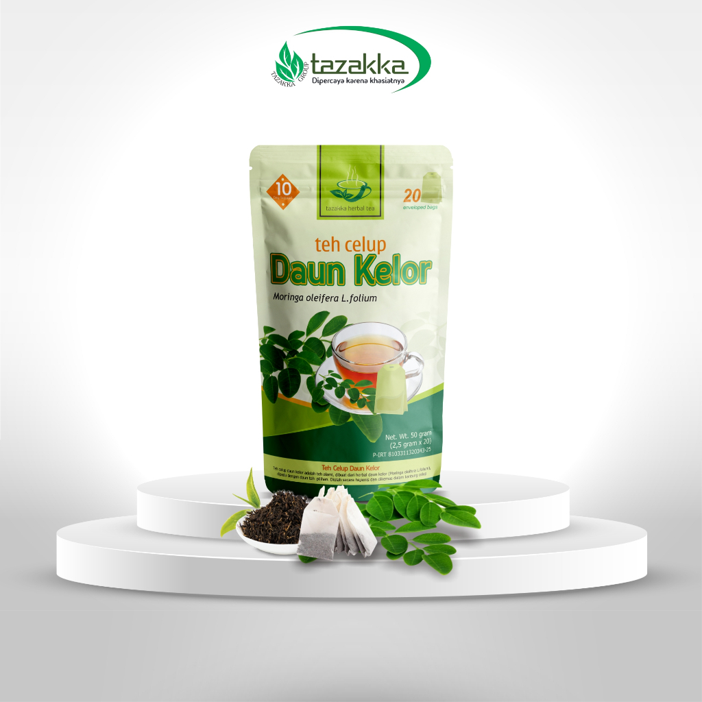 

Teh Celup Daun Kelor Herbal Tazakka Asli Original Isi 20 Kantung