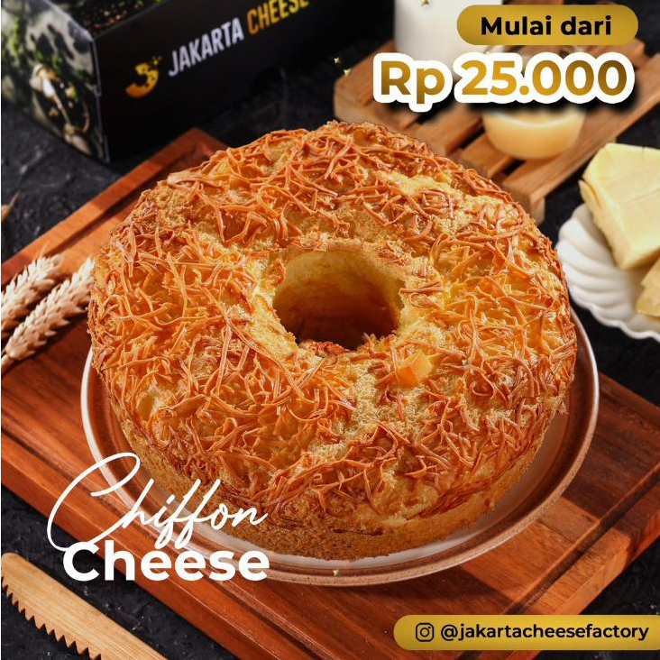 

Paket isi 3 box Chiffon Cheese Jakarta Cheese Factory