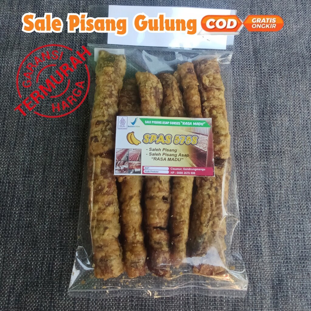 

Satuan Harga Grosir Sale Pisang Gulung manis Renyah Kriuk murah