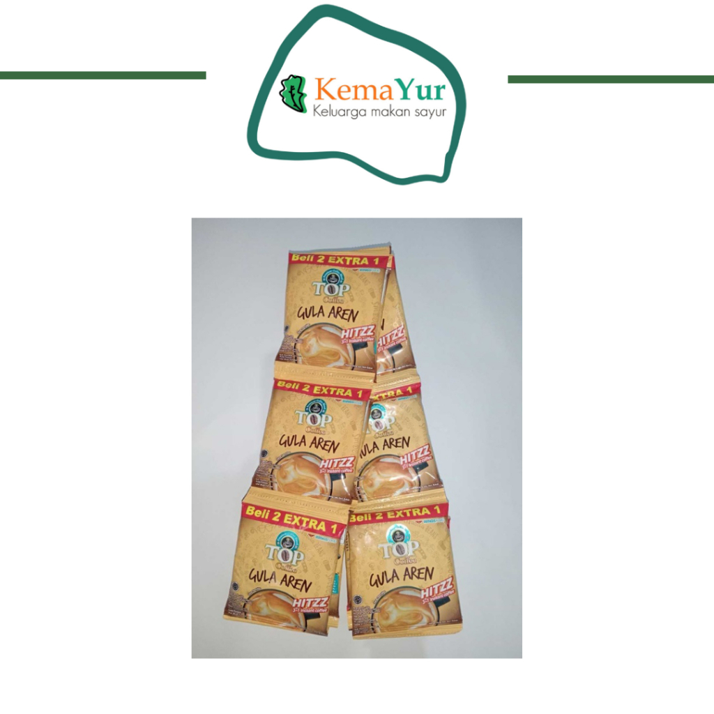 

Top Coffee Gula Aren BELI 2 GRATIS 1 15 pcs x 22 gr [HARGA 1 RENTENG]