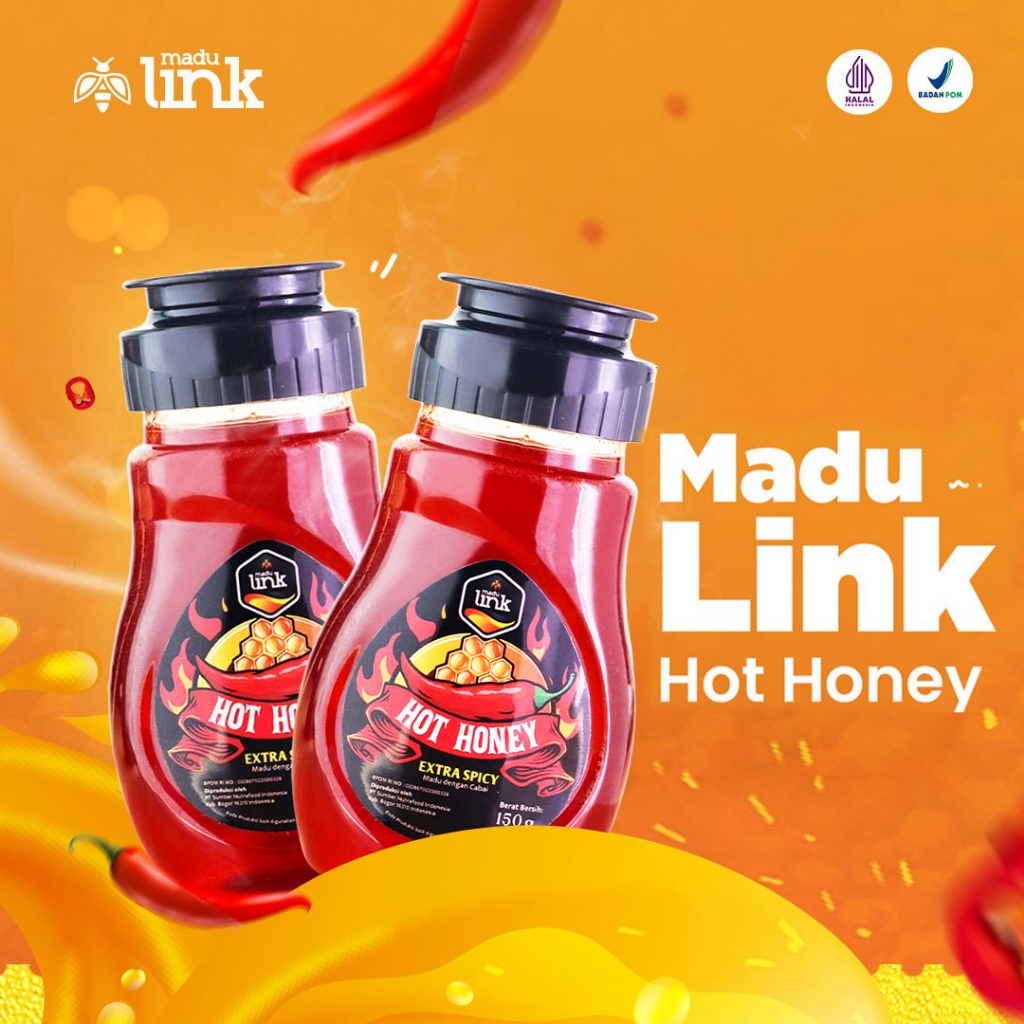 

LINK - Madu Pedas Extra Cabai Hot Honey Extra Spicy 150gr - 2 Botol