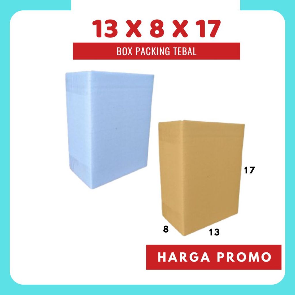 

Box 13x8x17 Kardus A1 Packing Karton Dus Kotak Kemasan Obat Mainan Olshop Souvenir Jamu Sparepart