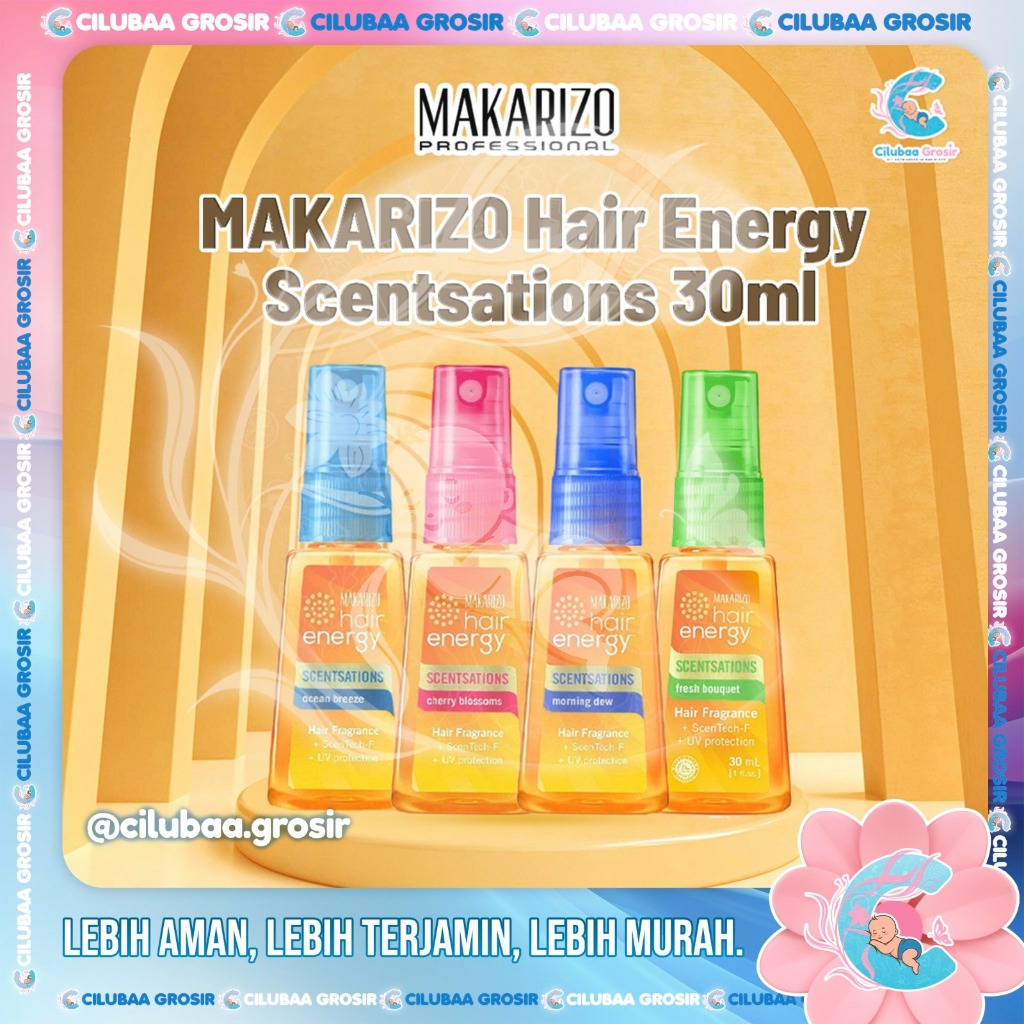 MAKARIZO Hair Energy Scentsations Hair Fragrance 30ml || Parfum Mist Rambut
