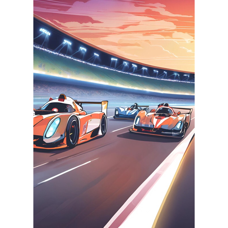 

Poster car cartoon
