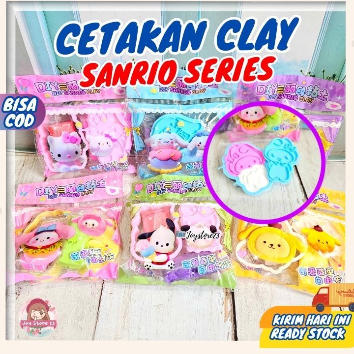 Cetakan Clay Sanrio/ Cetak Karakter Sanrio/ Cetakan Clay/ Clay Lucu