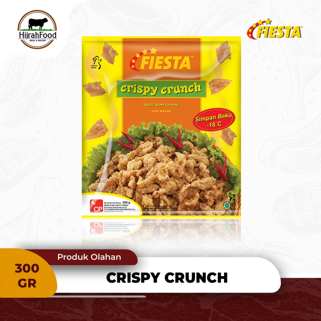 

Fiesta Crispy Crunch 300 gram Kulit Ayam Goreng Siap Masak