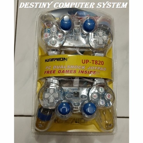 Gamepad USB Double Transparan Keenion
