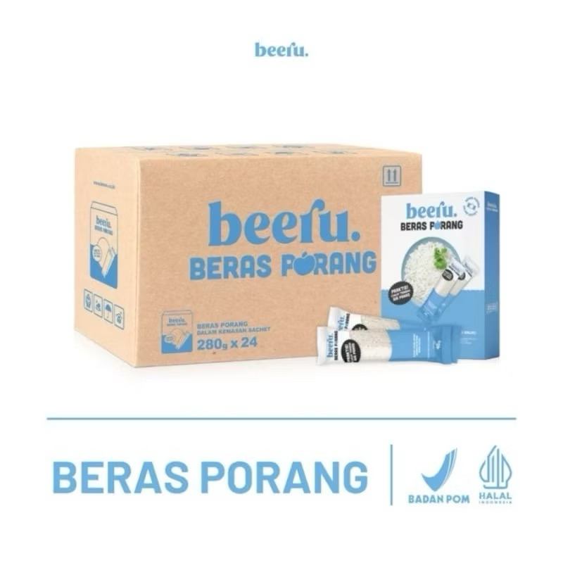 

Beeru | 1 DUS - BERAS PORANG BOX | 1 DUS - isi 24 Box