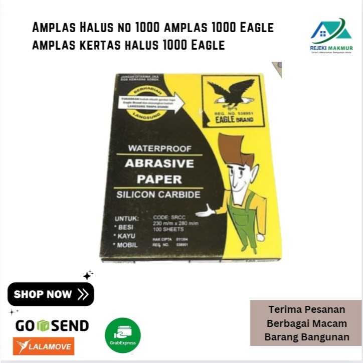 Amplas Halus no 1000 amplas 1000 Eagle amplas kertas halus 1000 Eagle