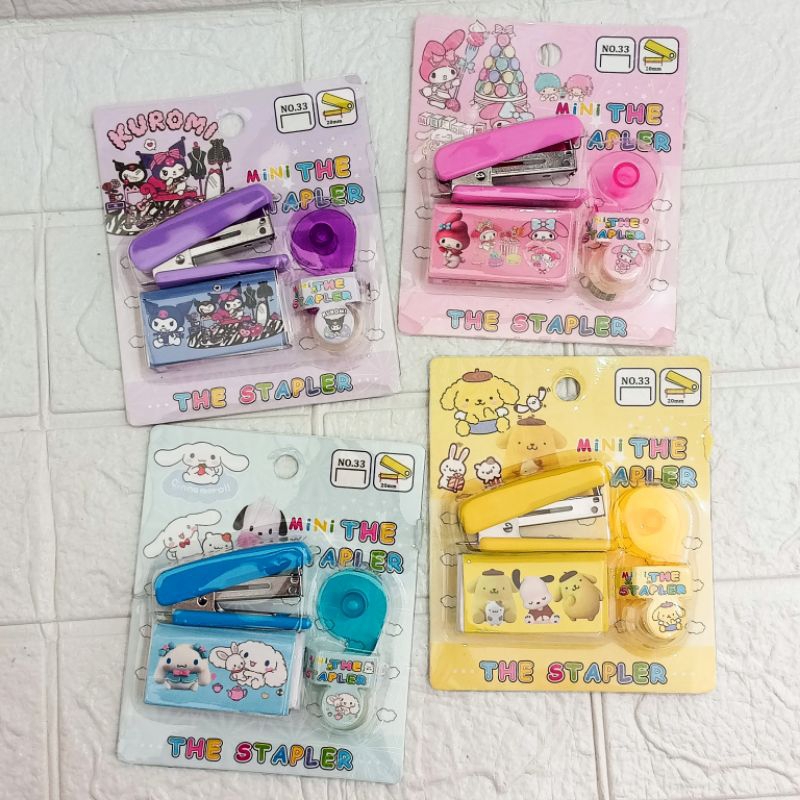 

Set Staples Mini Sanrio // Mini The Stapler Sanrio
