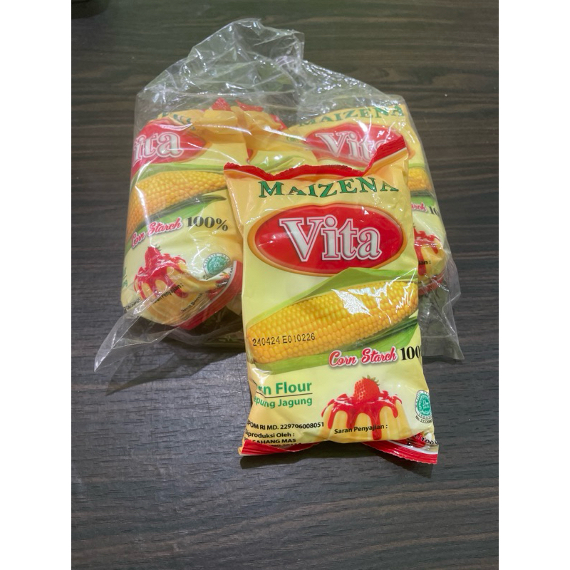 

maizena vita | tepung jagung vita kemasan 100gr (per pack) isi 5 x 100gr
