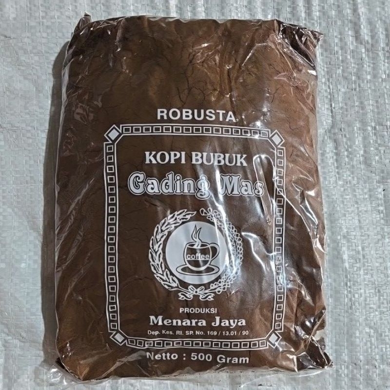 

Kopi bubuk gading mas robusta 500g