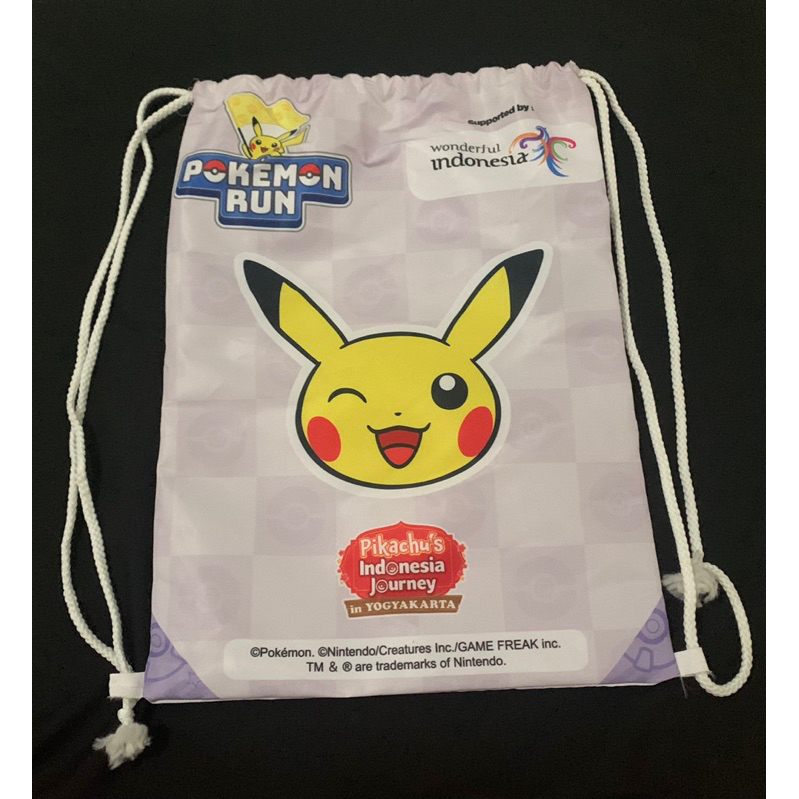 Tas Serut Pokemon Run Edisi Surabaya & Jogja