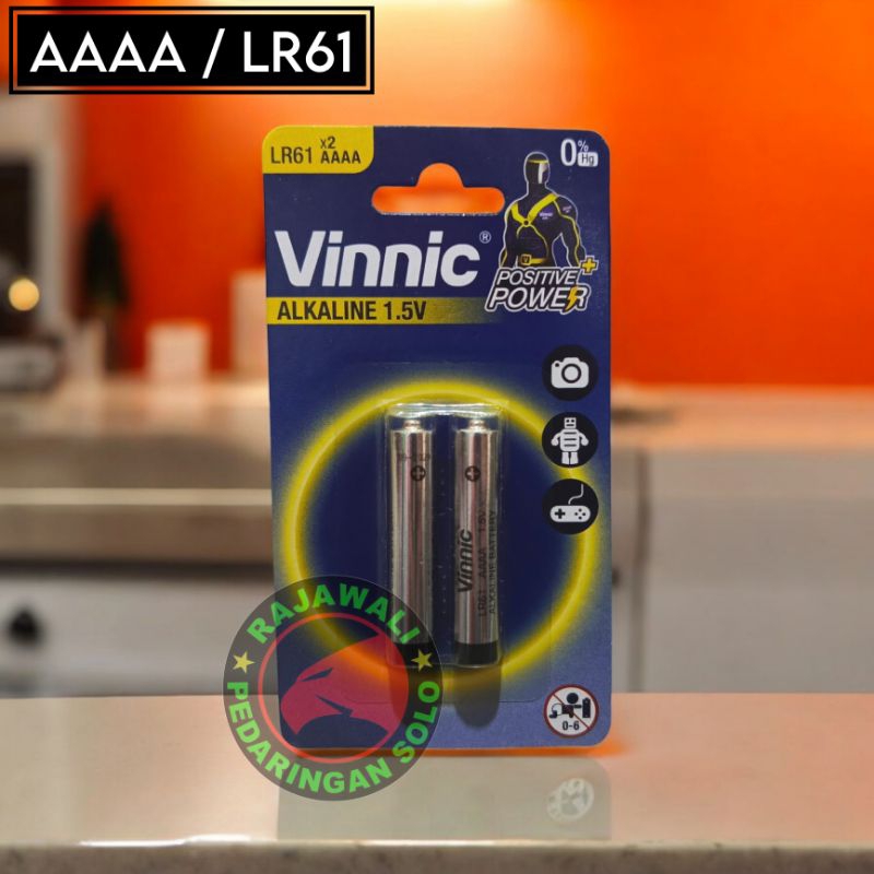 Baterai Vinnic AAAA Original 1.5V Isi 2 pcs untuk Stylus Pen Surface, Tablet, Smart Pen