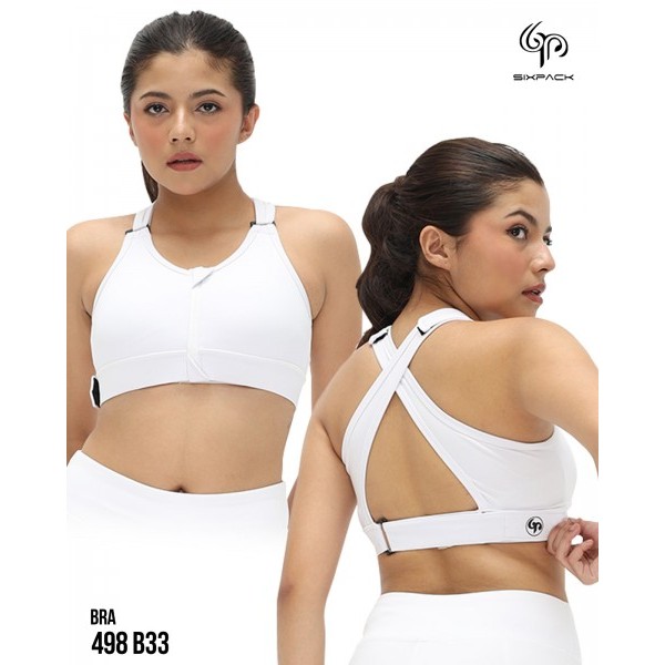 Sport Bra Zipper B33 by Sixpack