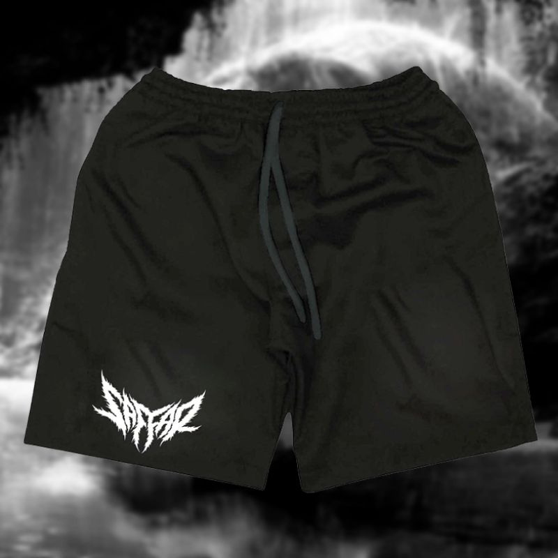 boxer musik metal celana pendek saffar casual boardshort football