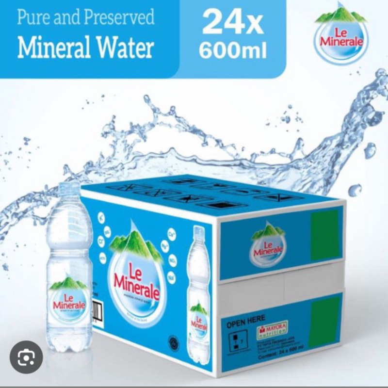 

Le Minerale 600 ml perdus isi 24/leminerale/lemineral