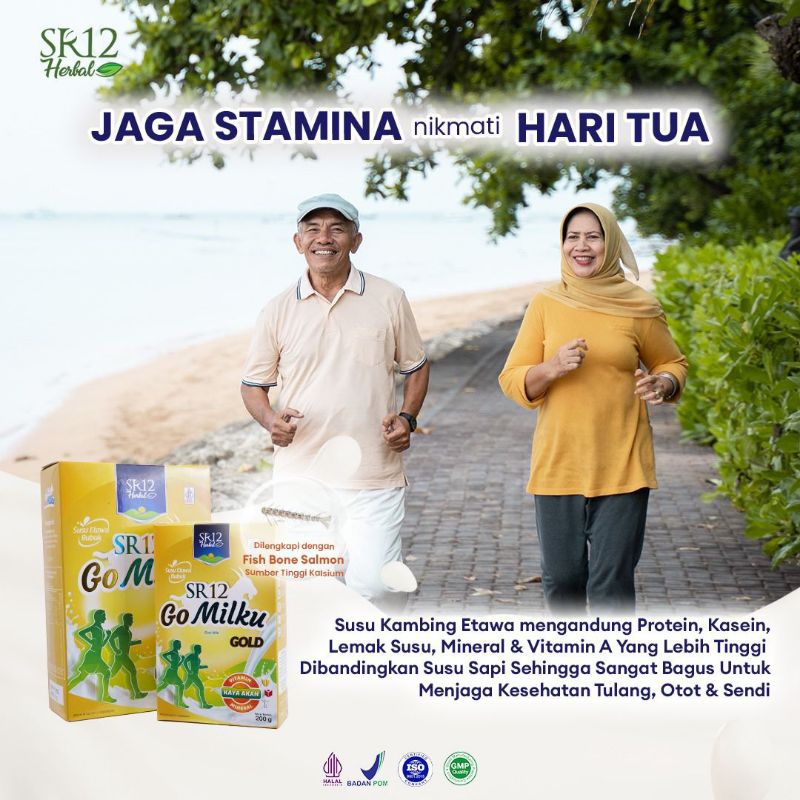 

GO MILK SR12 Halal Susu kambing etawa premium meningkatkan kesehatan inmun aman bumil.