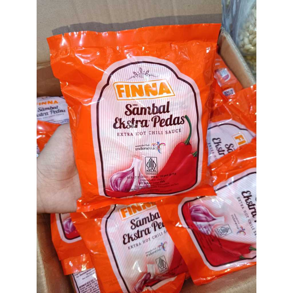 

Finna Sambal Extra Pedas 22x9gr
