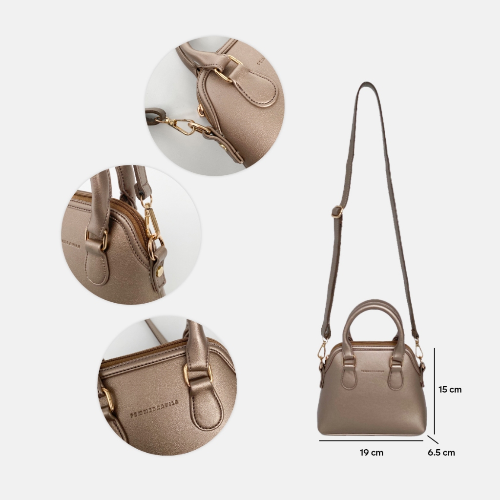 TERBARU Femmebravile - Femo Mini Plus - Sling Bag - Shoulder Bag - Tas Selempang Wanita - Fashion
