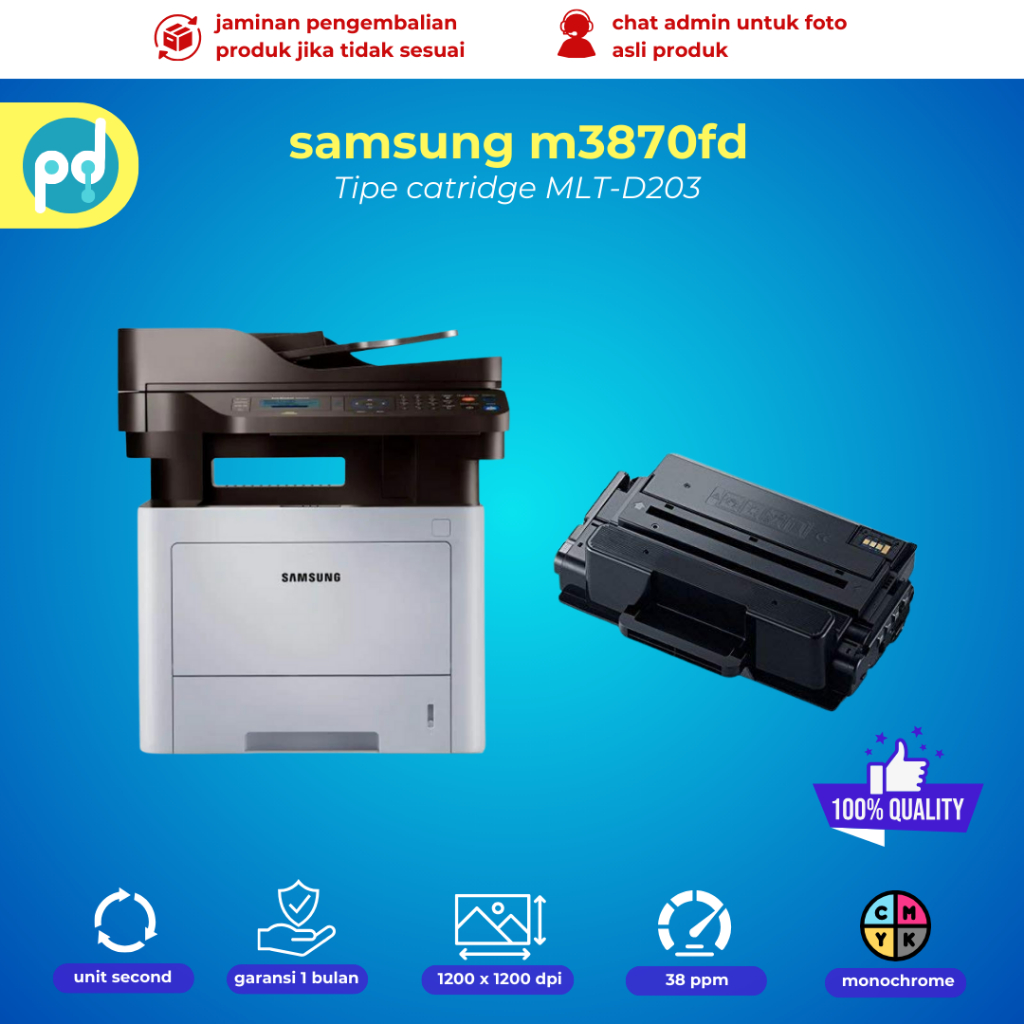printer laserjet Samsung M3870 fd