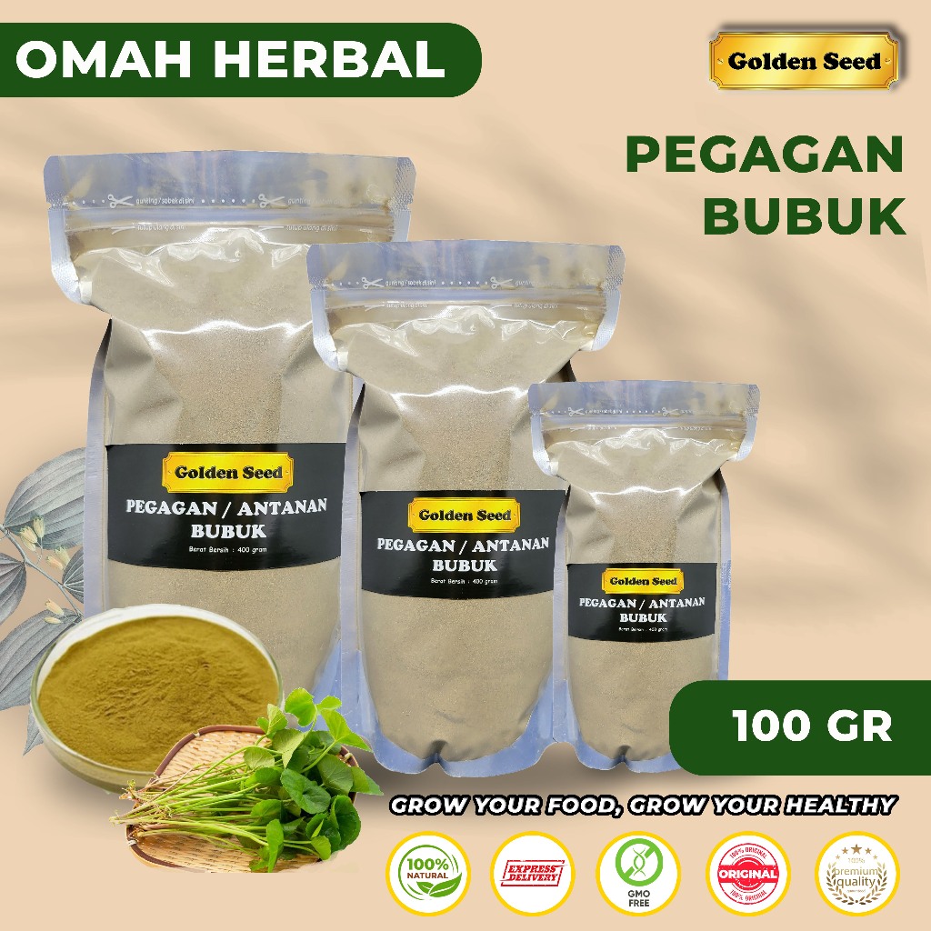 

BUBUK DAUN PEGAGAN 100GR / PEGAGAN BUBUK MURNI 100 GRAM PREMIUM ASLI 100% / BUBUK OBAT CANCER 100 GR / BUBUK PEGAGAN PREMIUM TANPA CAMPURAN