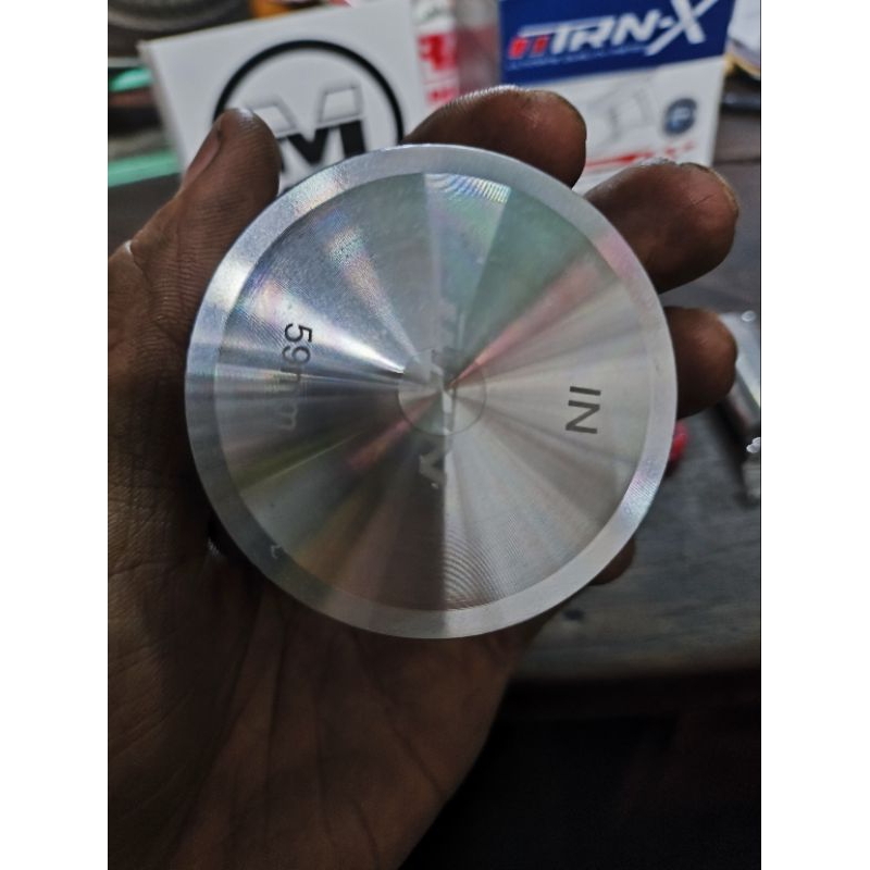 PISTON KIT SEHER SET RING PEN KLIP MITRON X MENTAH DOME JENONG 59 PEN PIN 13 MM JUPITER VARIO 125 BE