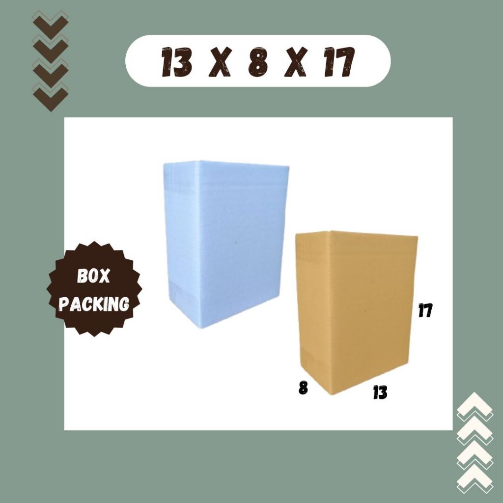 

Box 13x8x17 Kardus A1 Packing Karton Dus Kotak Kemasan Obat Mainan Olshop Souvenir Jamu Sparepart