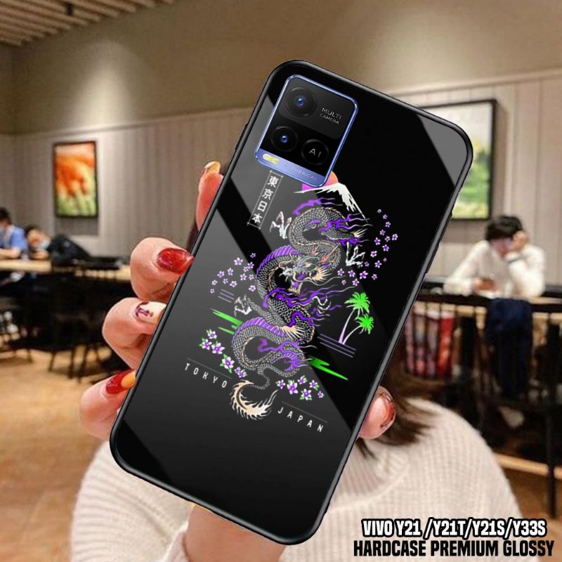 case Vivo Y21/Y21T/Y21S/Y33S motif NAGA bisa request casing-kondom hp