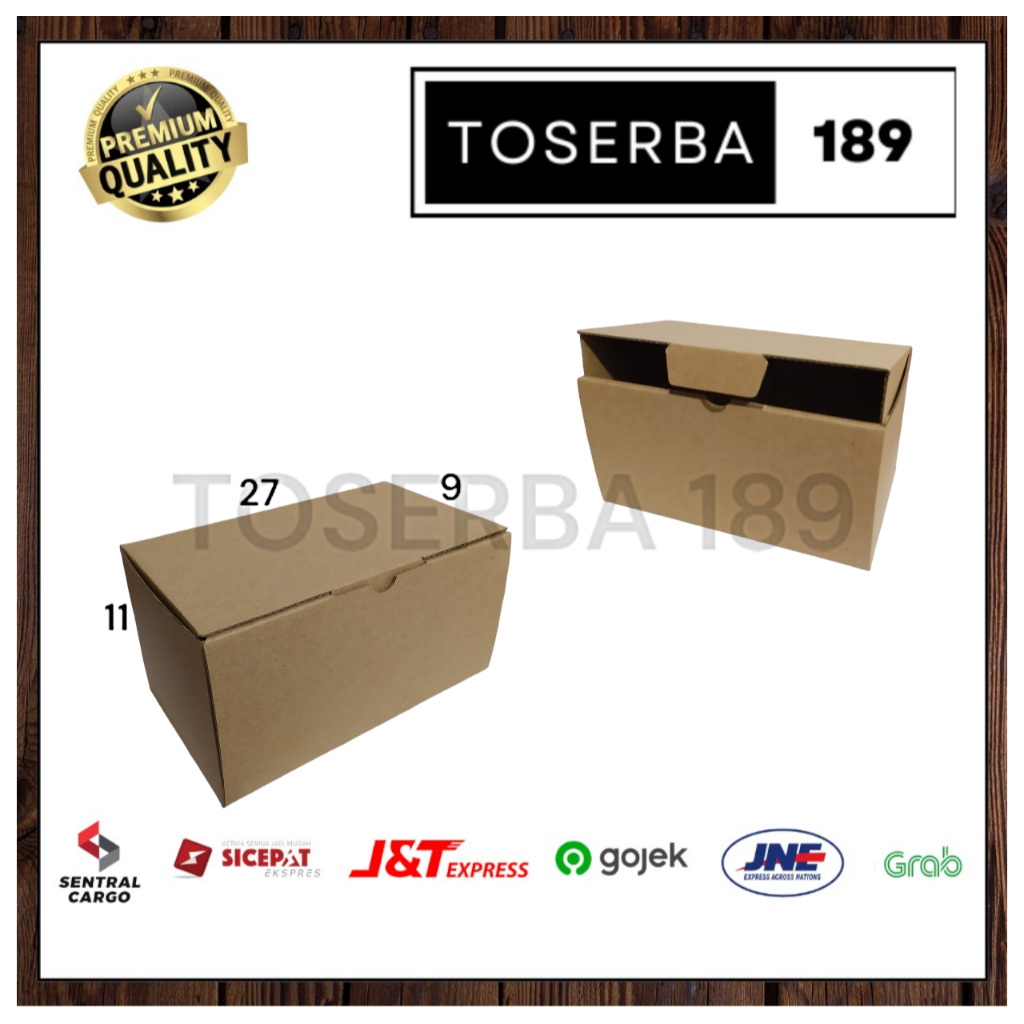 

kardus packing diecut/box pizza uk 27x9x11 cm