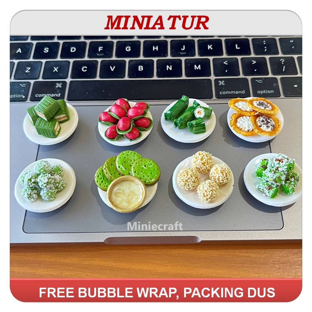 MAGNET TEMPELAN KULKAS CLAY MINIATUR JAJANAN PASAR NEW