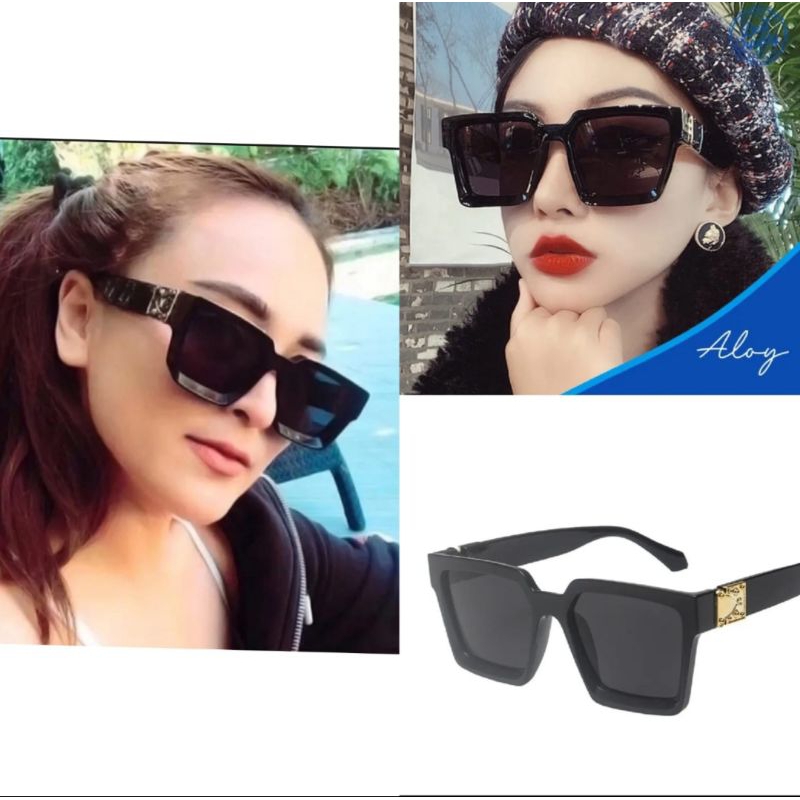 kaca mata hitam kotak ala Korean style