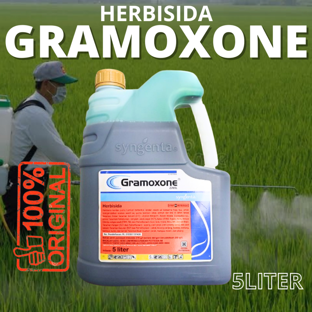 Gramoxone 276 SL 5L - Herbisida Efektif Pembasmi Gulma | Kualitas Terbaik dari Syngenta