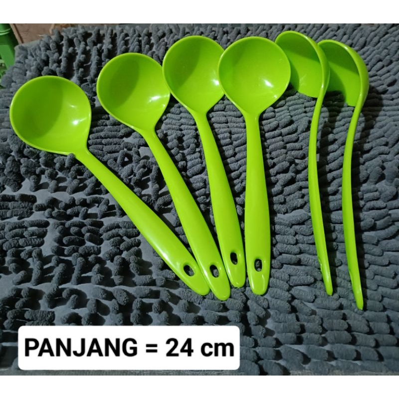 EROS SAYUR PLASTIK KECIL / CENTONG SAYUR PLASTIK