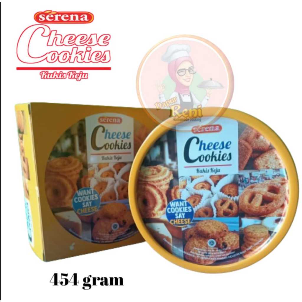 

Serena Cheese Cookies kemasan kaleng 454 gram/kue lebaran