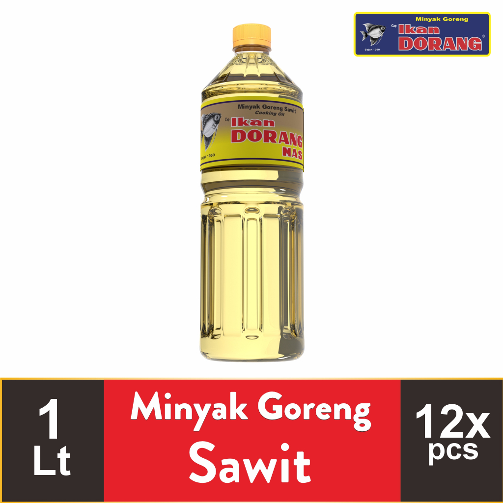 

Ikan Dorang Mas - Minyak Goreng Sawit 1 L - Multipack 12 pcs