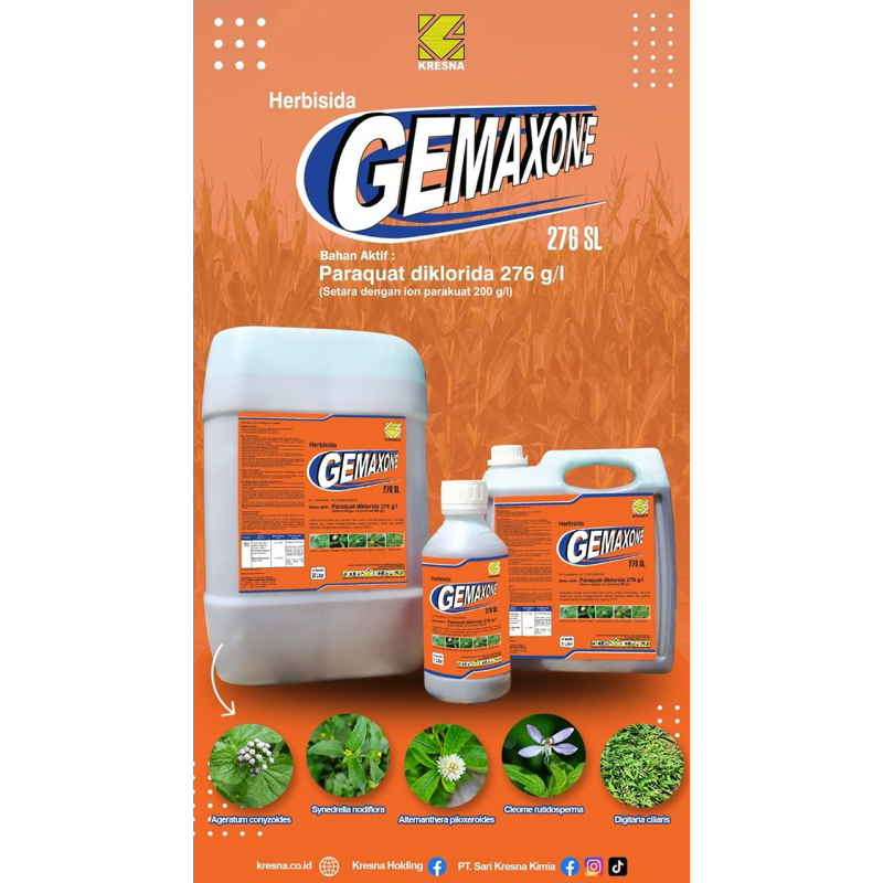 gemaxone 5liter 276sl paraquat