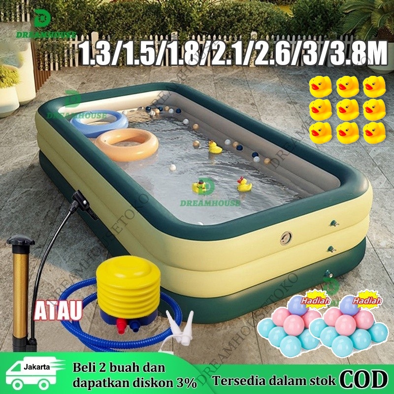 kolam renang jumbo 3 meter Kolam Renang Anak jumbo/kolam renang anak tiga cincin/Kolam Renang Keluar