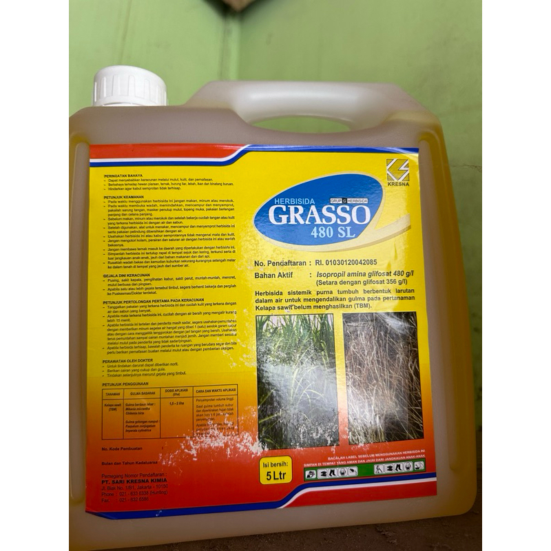 grasso 5ltr 480sl sistemik