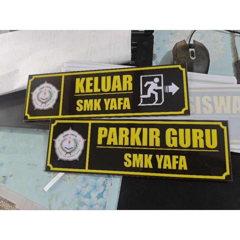 

Papan Nama Ruang PVC