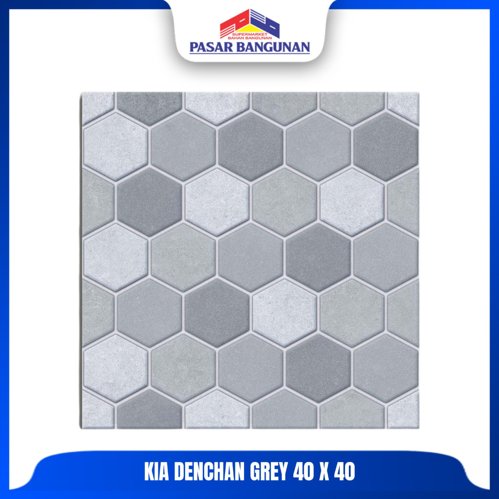 KIA Keramik Denchan Grey 40x40