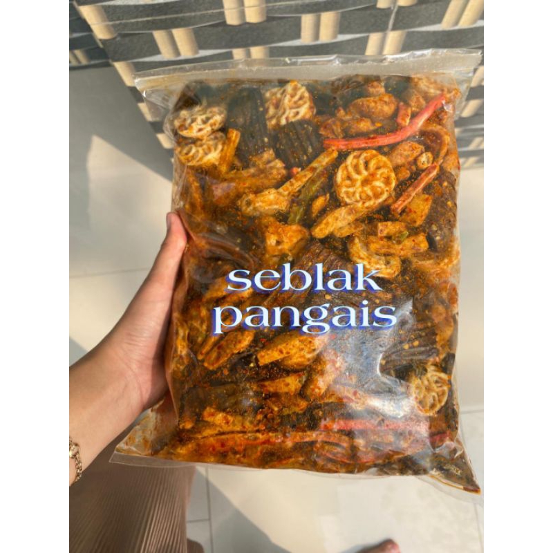 

KERUPUK SEBLAK CAMPUR MIX/ANEKA SEBLAK KERUPUK CAMPUR PEDAS CIKRUH 250 GRAM