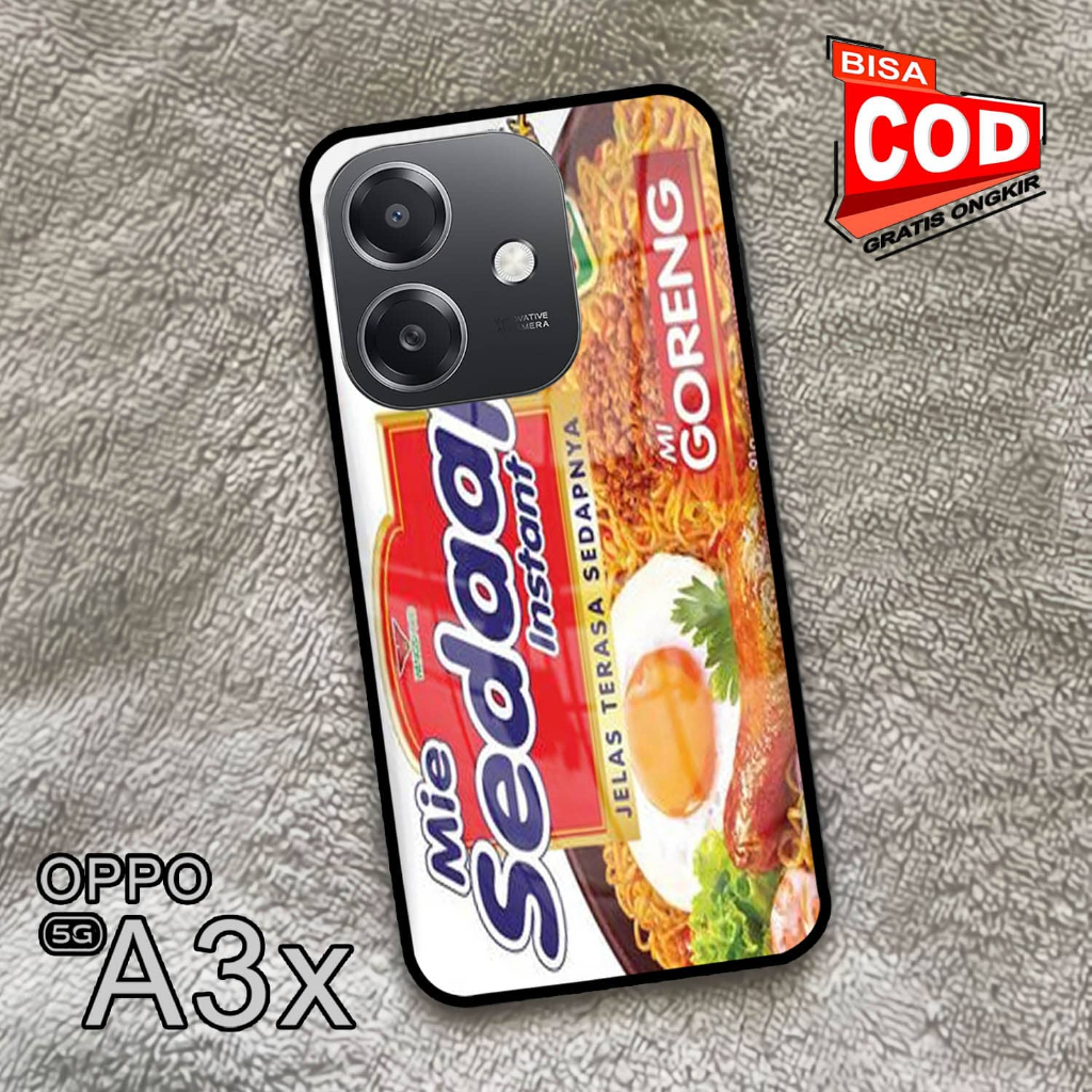 Softcase Glass Kaca | Case Kaca | Casing Kaca | OPPO A3X [S96]