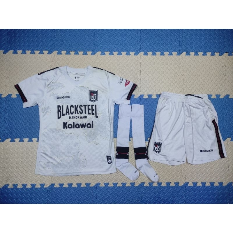 Jersey Blacksteel Manokwari Away Fans Version FPL 2021 Fullkits