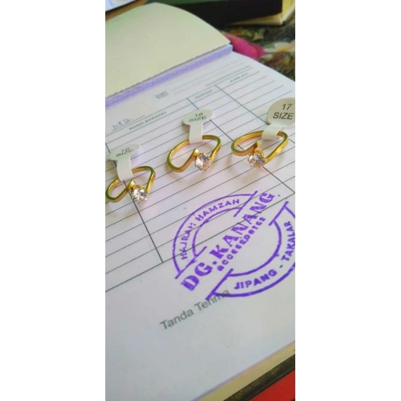 cincin titanium asli