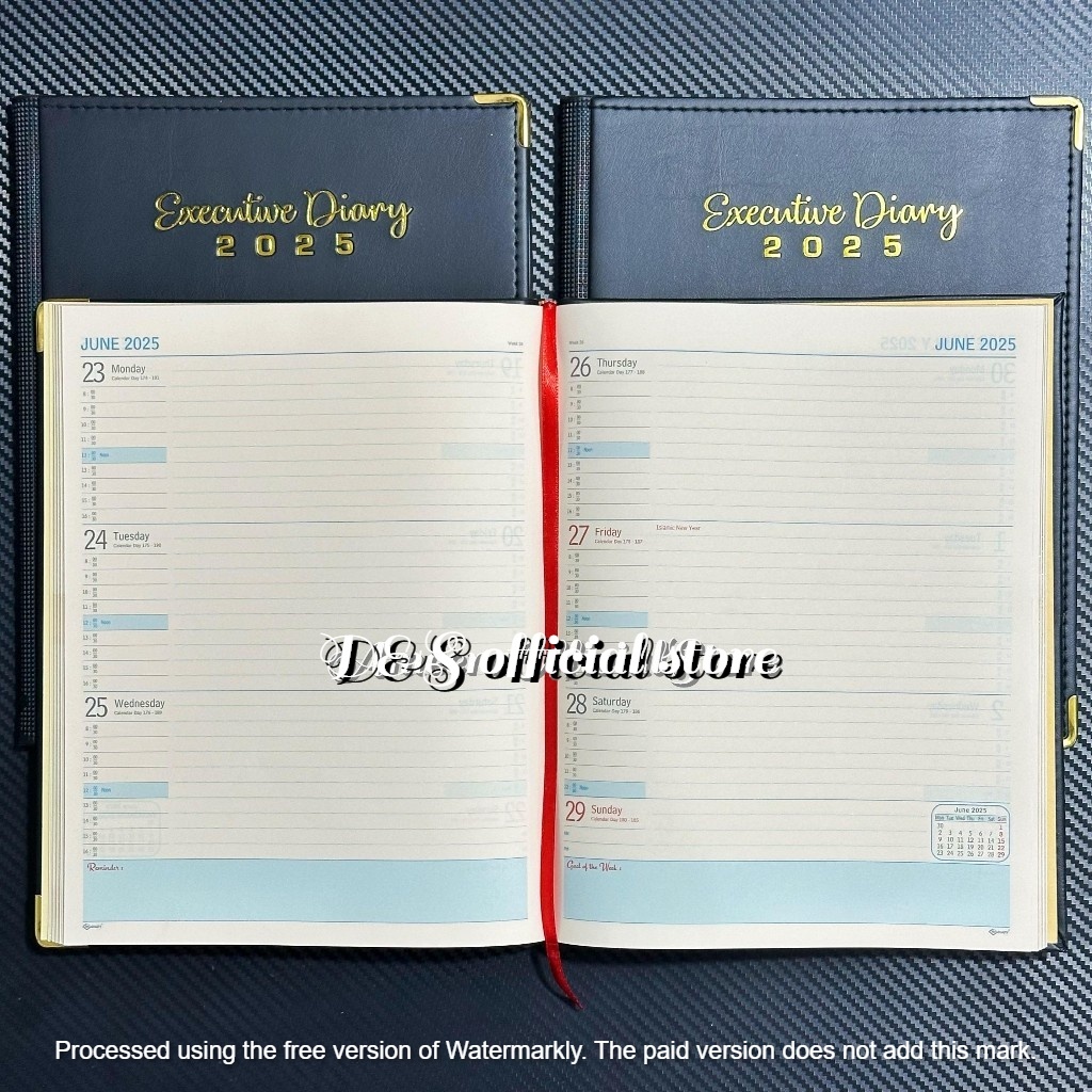 

AGENDA EXECUTIVE DIARY TAHUN 2025 / BUKU CATATAN HARIAN JURNAL