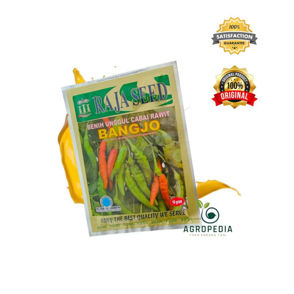 Benih Unggul Cabe Rawit BANGJO 10 Gram (+-1200 biji) - Cabe Rawit Hijau Merunduk super lebat